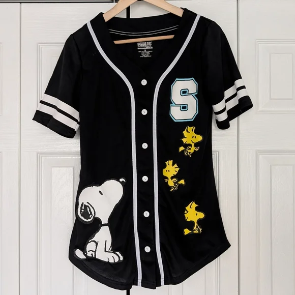 Snoopy Baseball Jersey M - Picture 1 of 4